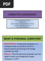 Computer Assignment