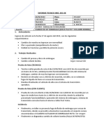 Informe Tecnico Tracker X5J-067 Cilindro Actuadro de Embrague