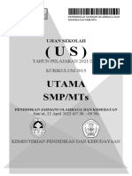 Soal Usbn Pjok 2022 K. 13 Utama