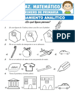 Razonamiento Analitico para Primero de Primaria