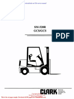 Clark SM 520r Service Manual