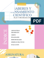 Saberes Y Pensamiento Científico