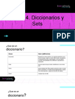 S8 Clase 4. Set y Diccionarios.