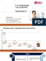 Plan Estrategico - Servicio Calidad