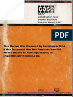 Case 580 C Operators Manual