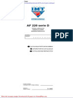 International Af220 Serie d Parts Catalogue