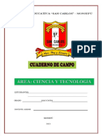 Cuaderno de Campo Feria de Ciencias 2023