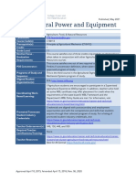 Cte STD Agricultural Power Equipment