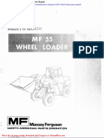 Massey Ferguson Mf55 Wheel Loader Part Manual