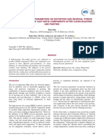 Effect of Process Parameters On Distortion and Residual Stress in High-Pressure Die Cast Az91d Components After Clean Blasting and Painting