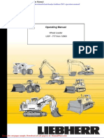 Wheel Loader Liebherr l507 Operation Manual