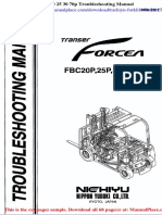 Nichiyu Forklift Fbc20!25!30 70p Troubleshooting Manual