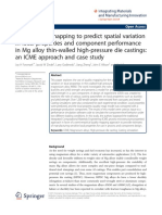 Using Quality Mapping To Predict Spatial Variation in Local Properties and Component Performance in MG Alloy Thin Walled High Pressure Die Castings An Icme Approach and Case Study