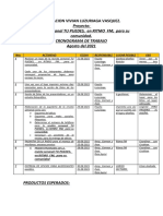 Cronograma de Trabajo para Programa en Radio