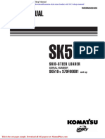Komatsu Skid Steer Loaders Sk510 5 Shop Manual