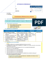 D2 A1 SESION MAT. Encontramos Divisores de Un Número.