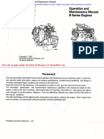 Cummins B Series Engines Operation and Maintenance Manual