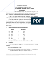 Contract - Teacher - Rectruitment Resolution - SME - DT - 21.05.2005