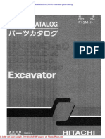 Hitachi Ex300 3c Excavator Parts Catalog