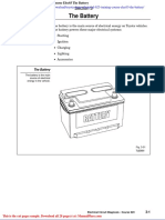 Toyota Series Electrical 623 Training Course Elec03 The Battery