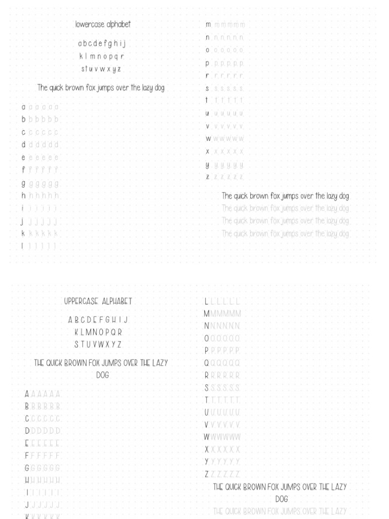 Handwriting Practice Sheets | PDF