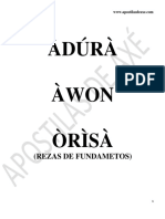 Rezas de Fundamentos Dos Orisas