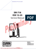 Clark SM 718 Service Manual