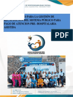 Procedimiento Planillaje de Servicios de Ambulancia Institucional