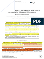 Inherently Energy Conserving Time Finite