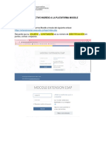 Instructivo Ingreso A La Plataforma Moodle