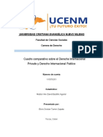 Cuadro Comparativo Sobre El Derecho Internacional Privado y Derecho Internacional Publico