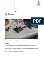 Informe de Control de Servomotor Con Potenciometro