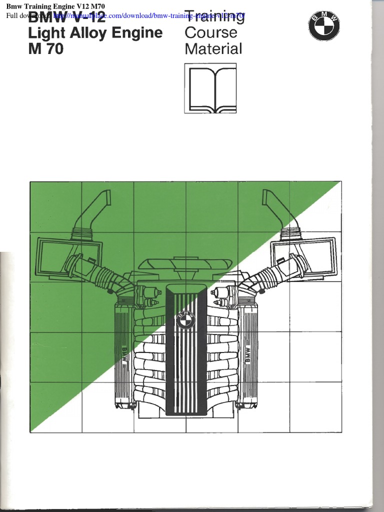 BMW Training Engine v12 m70 | PDF | Technology & Engineering
