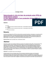 Alves, Hata, Johnson - Unknown - Volume 66-Nº 6 Farmacologia Clínica Determinação in Vitro Do Fator de Proteção Solar (FPS) de Moderado-Annotated