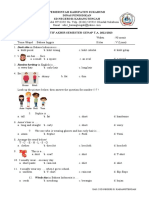 Pas Bahasa Inggris Semester 2 Kelas 5