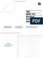 1982 BMW 735i Electrical Troubleshooting Manual