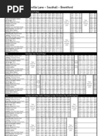 SCR Timetable PDF | PDF | Stationery