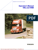 Volvo VNL VNM Operators Manual