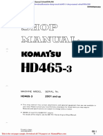 Komatsu Dump Truck Hd465 3 Shop Manual Sebm0569s308