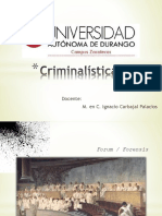 Disciplinas de La Criminalìstica