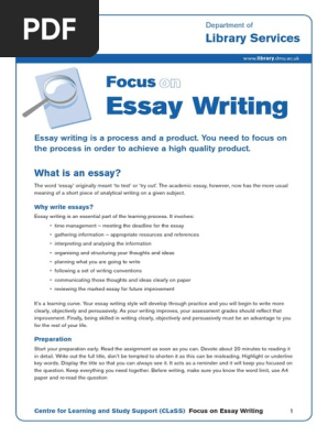 Essay writing