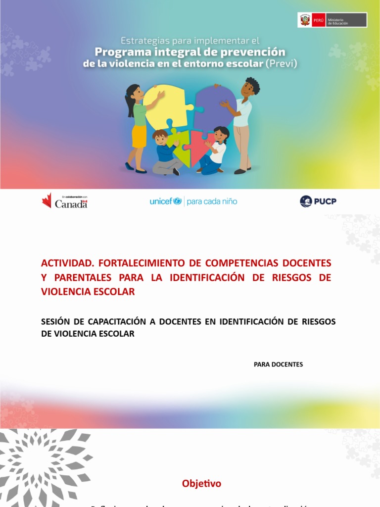 Prevención de Violencia Escolar en Docentes | PDF | La violencia contra ...