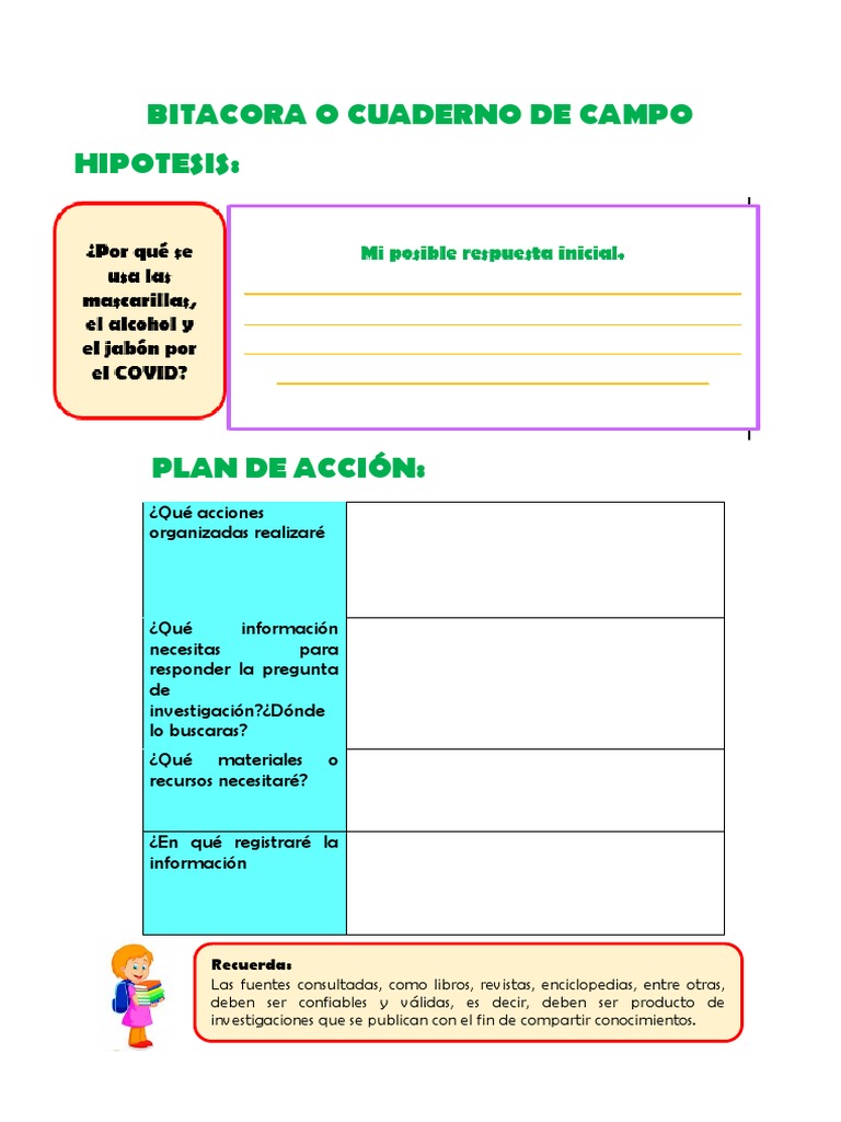 Bitacora o Cuaderno de Campo | PDF