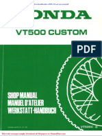 Honda Vt500c 83 Service Manual