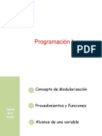 Modularización - Procedure - Function - Alcance