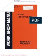 Nichiyu Forklift Fbt13!15!18p Sicos 60 Service Manual