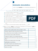 FA - Los Determinantes Demostrativos