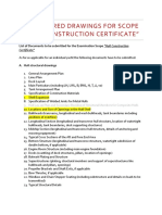 GL Required Drawings For Scope - Hull Certificate