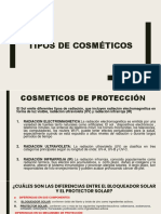 Material de Trabajo Tipos de Cosmeticos