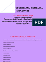 CASTING DEFECTS AND REMEDIAL MEASURES (Final)